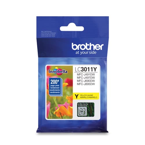 Brother LC3011YS Cartouche d'encre jaune, rendement standard