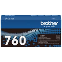 Brother TN760 Cartouche de toner laser monochrome à haut rendement authentique
