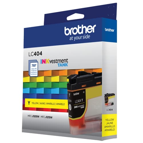 Brother LC404YS Cartouche d’encre authentique jaune à rendement standard