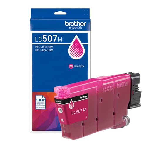Brother LC507M Cartouche d’encre magenta à ultra haut rendement authentique