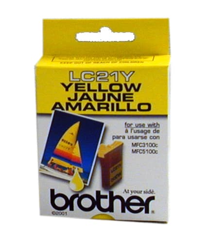 Brother LC21Y Cartouche d encre jaune Innobella , rendement standard