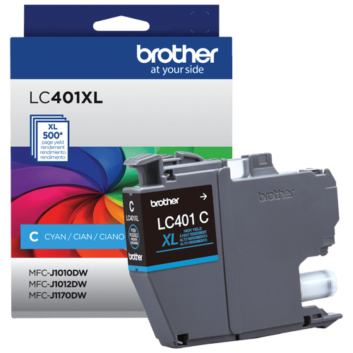 Brother LC401XLCS Cartouche d'encre cyan à haut rendement