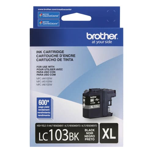 Brother LC103BKS Cartouche d encre noire Innobella , à haut rendement (série XL)