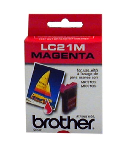 Brother LC21M Cartouche d encre magenta Innobella , rendement standard