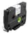 Brother HSe-221E Ruban thermorétractable blanc avec texte noir authentique pour étiqueteuses P-touch, 9 mm (L) x 1,5 m (l)