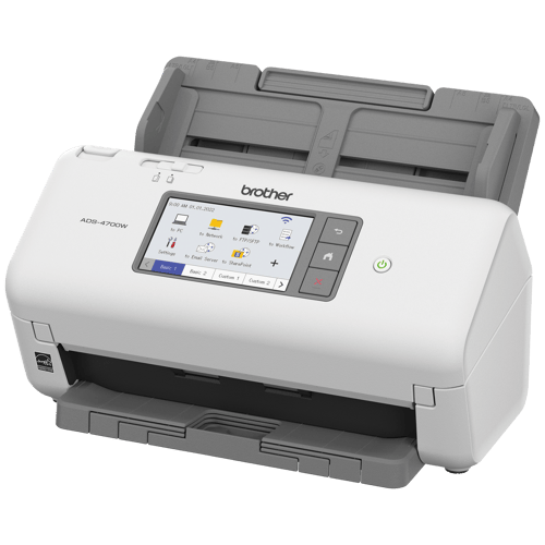 Brother ADS-4700W Scanner de bureau professionnel pour les entreprises et les groupes de travail - Remis à neuf