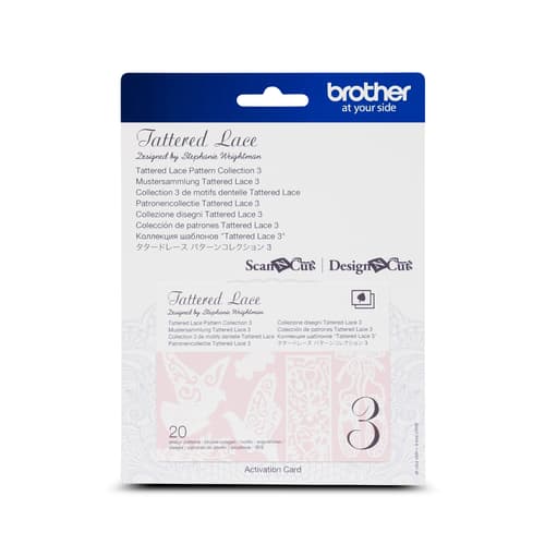 Brother CATTLP03 Collection 3 de motifs dentelle Tattered Lace