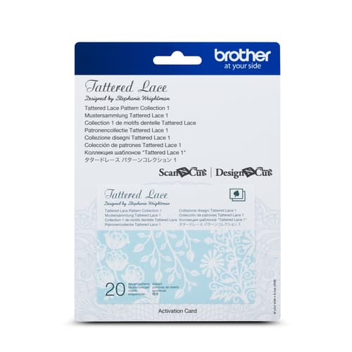 Brother CATTLP01 Collection 1 de motifs dentelle Tattered Lace