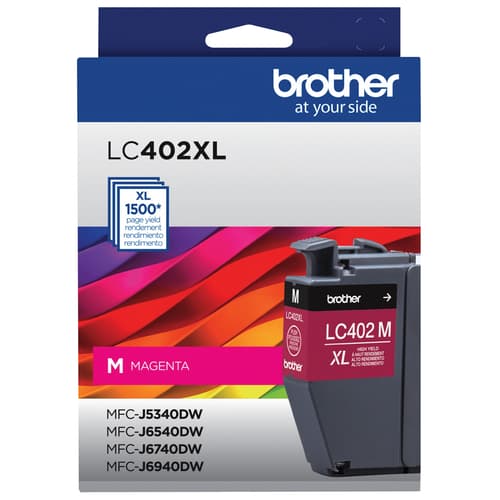 Brother  LC402XLMS Cartouche d’encre magenta authentique à haut rendement