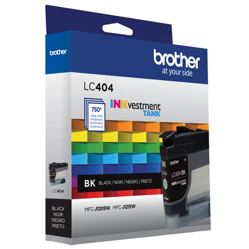 Brother LC404BKS Cartouche d'encre authentique noire à rendement standard INKvestment Tank