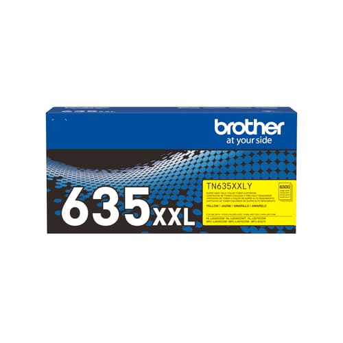 Brother authentique TN635XXLY Cartouche de toner jaune �� très haut rendement