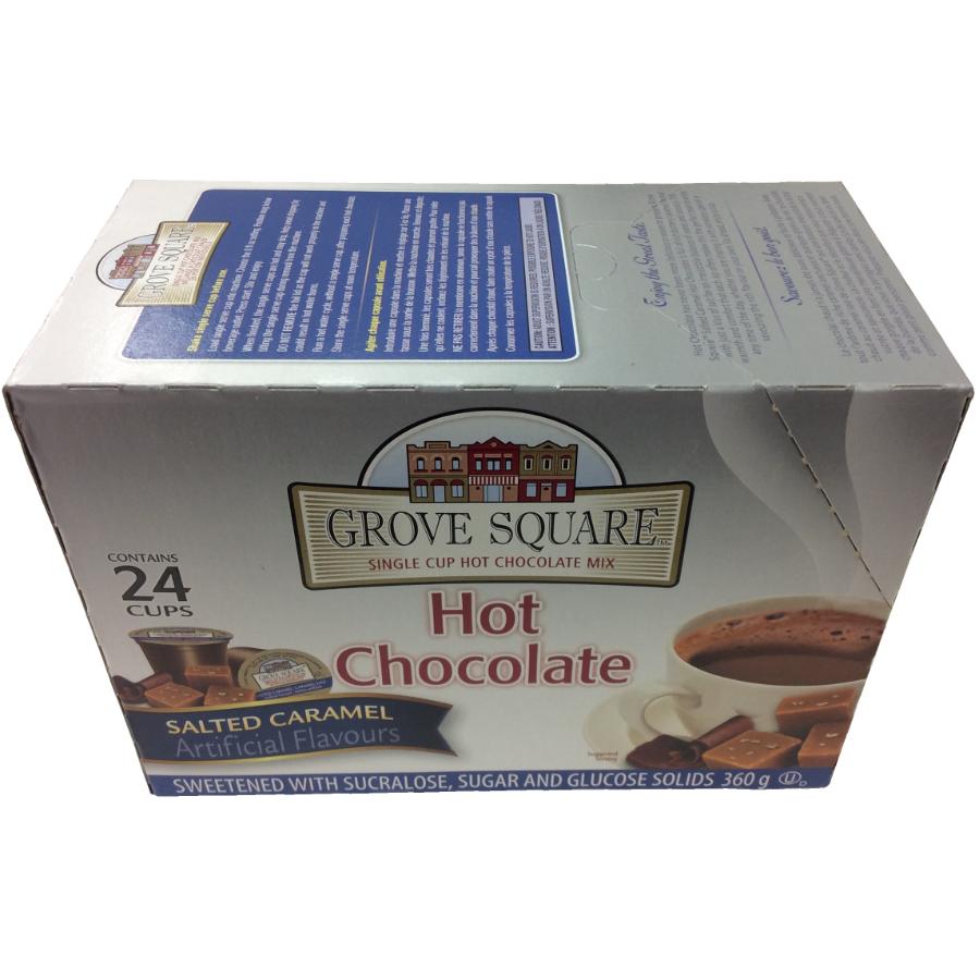 Grove Square 24 Pack Single Serve Salted Caramel Hot Chocolate