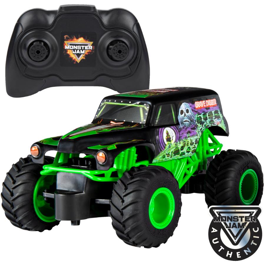 Spin Master Remote Controlled Grave Digger Monster Jam Vehicle