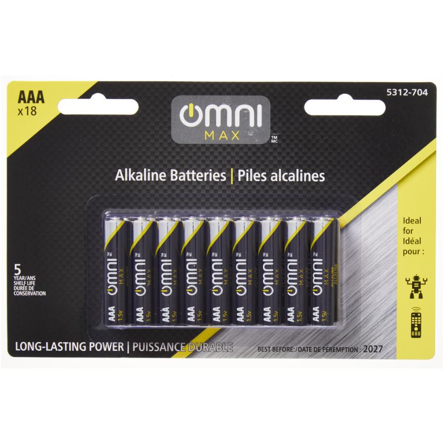 AAA OMNIMAX LR03 Alkaline AAA Batteries | Home Hardware