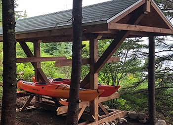 DIY Pressure Treated Canoe Rack Home Hardware