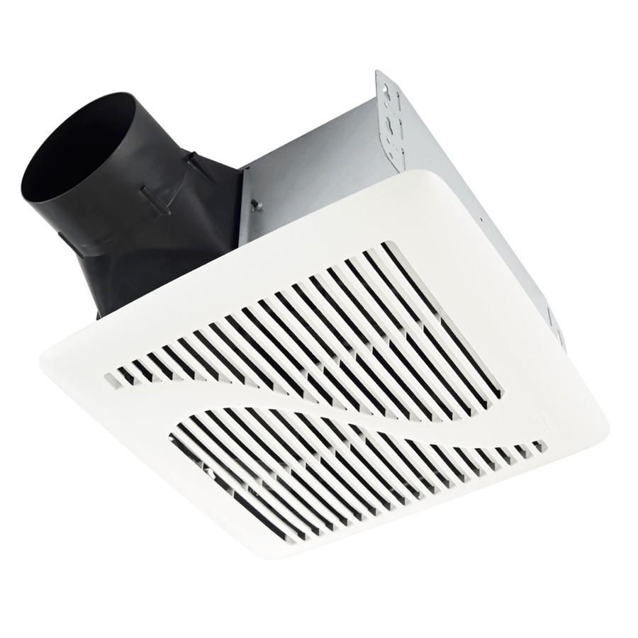 Invent Series Bathroom Ventilation Fan 110 CFM + 1.0 Sones + White