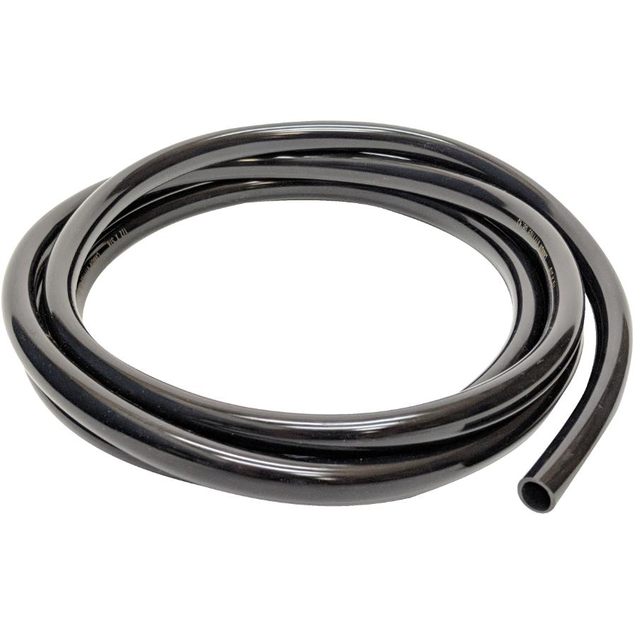 Black Vinyl Tubing 1/2" Inside Diameter x 5/8" Outside Diameter x 10'