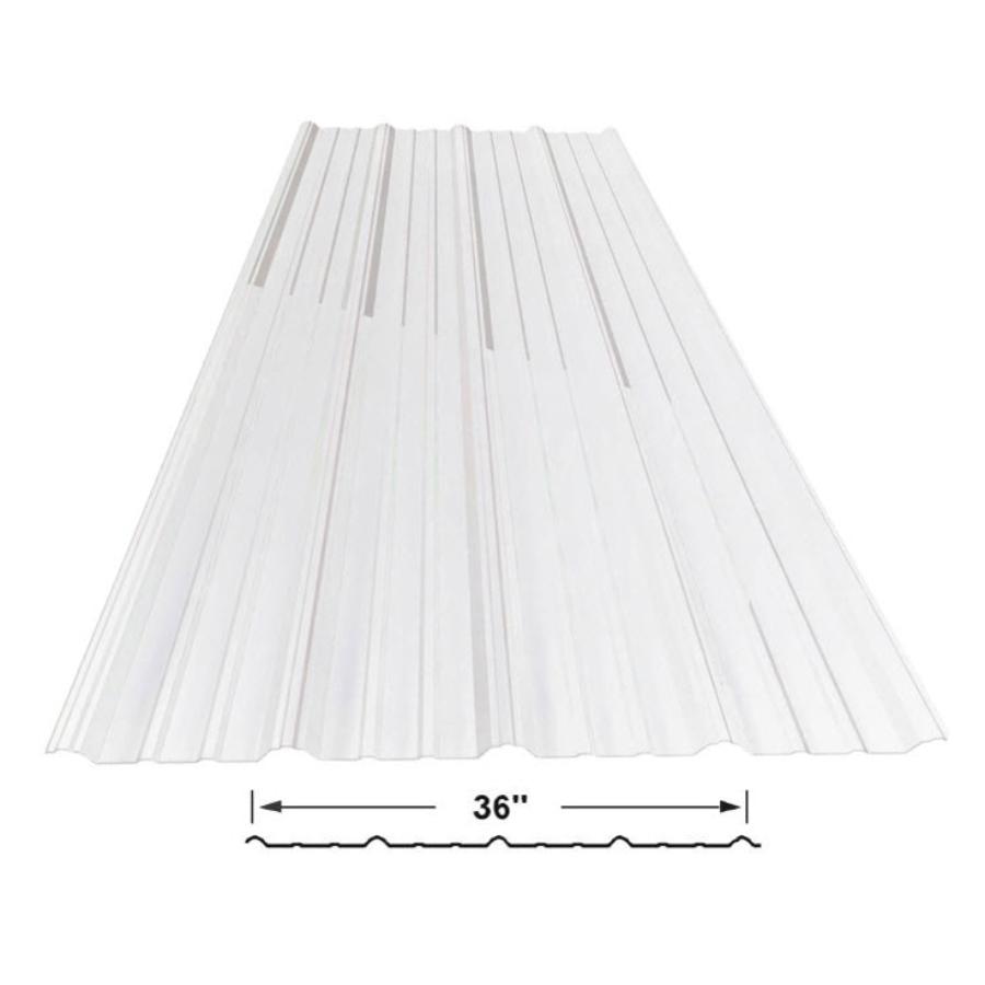 Vicwest 8' Clear Ultravic Polycarbonate Roof | Home Hardware