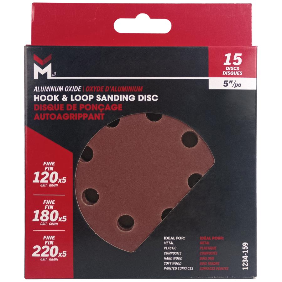 thumbnail image 2 of Benchmark Abrasives 5 Inch Hook & Loop Sanding Discs - 1000 Grit Ceramic, 50 Pack, For Orbital Sanders 2 of 9
