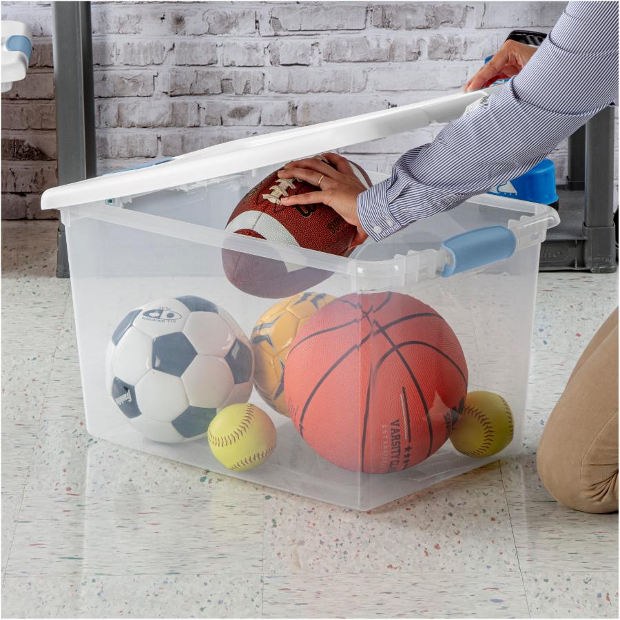 STERILITE 61L Latch Clear Storage Box | Home Hardware