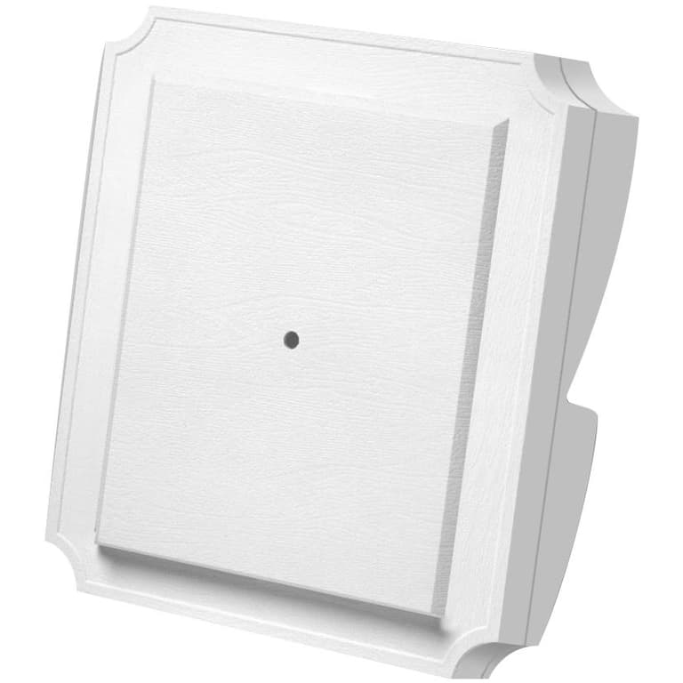 Canplas White Surface Series Scalloped Siding Block Home Hardware
