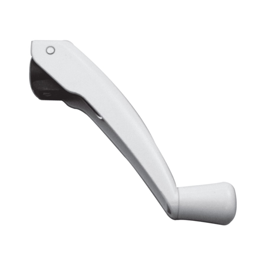 Rust Resistant Crank Handle Folding Crank Handle For Windows - Rust Resistant Replacement Window Operator Handle (White) Casement Window Crank