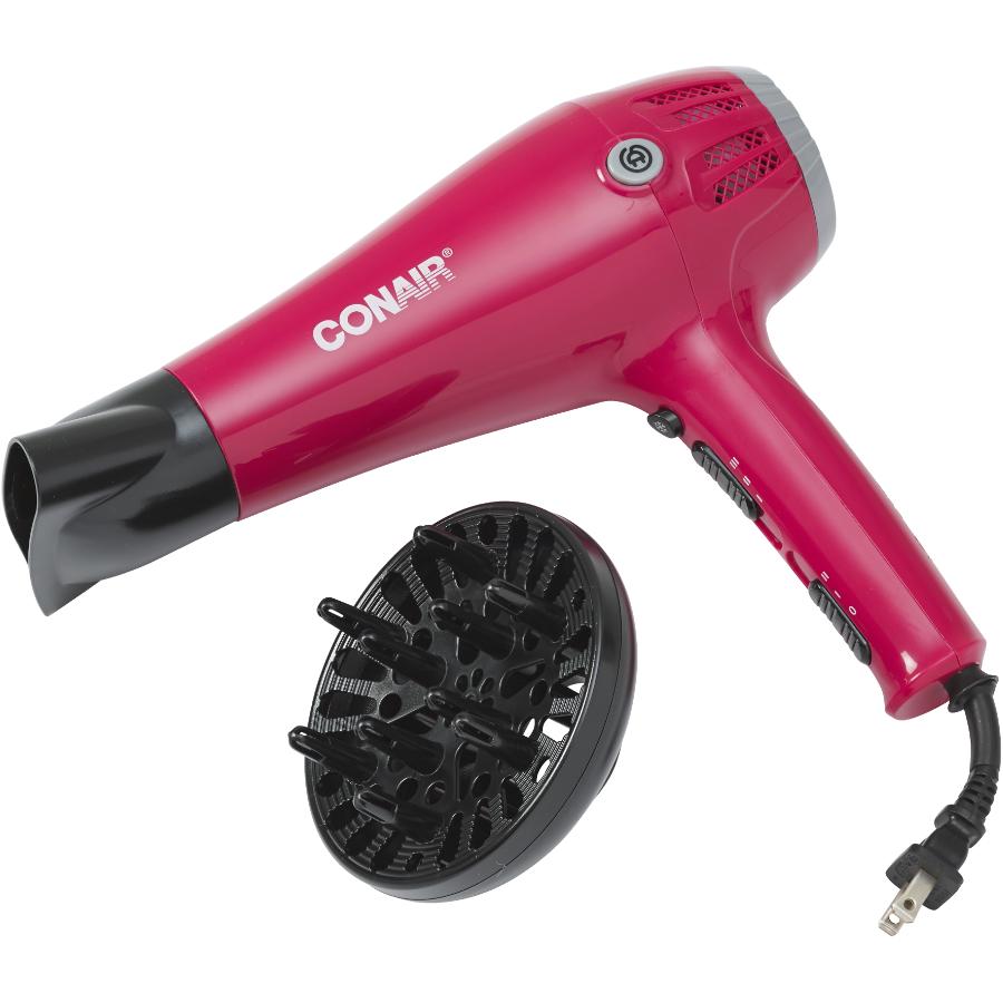 CONAIR 1875 Watt 3 Heat 2 Speed Pink Ceramic Hair Dryer w/Retractable Line  Cord | Home Hardware