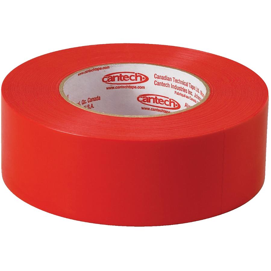 Cantech Masking Tape, Red, 3/4