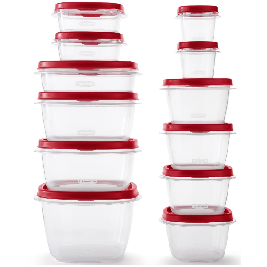 RUBBERMAID EasyFindLids with Vents Food Storage Set | Home Hardware