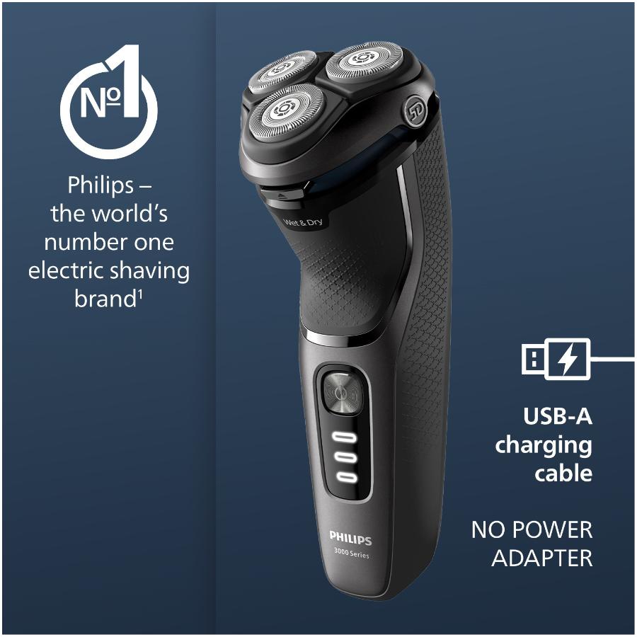 【未使用】PHILIPS Shaver 3000 (S3132/51) PHILIPS Series 3000 Wet & Dry Shaver | Home Hardware