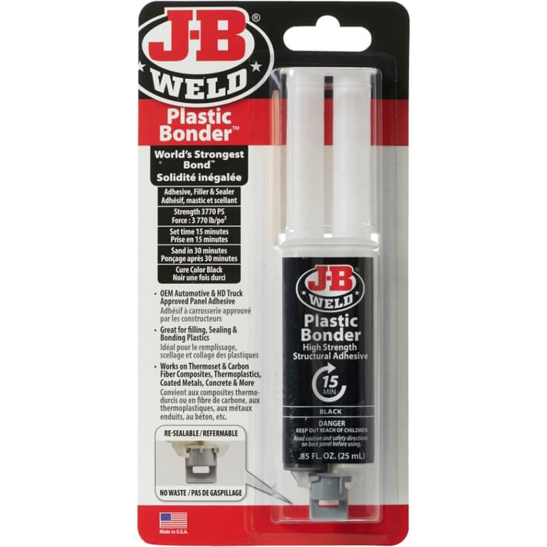 JB Weld 25ml High Strength Plastic Bonder Adhesive Home Hardware