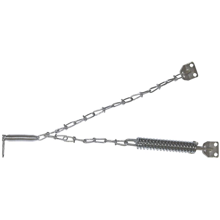 Heavy Duty Screen Door Chain With Spring – Stormproof Wind Stopper For Front & Storm Doors, Rust-Resistant Hardware