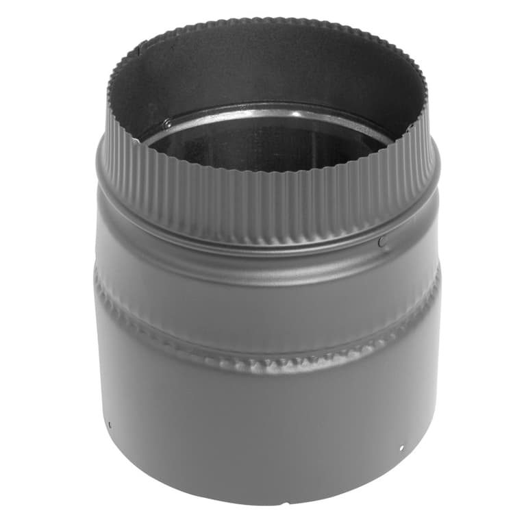 6" Diameter Double Wall Stove Pipe Adapter Home Hardware