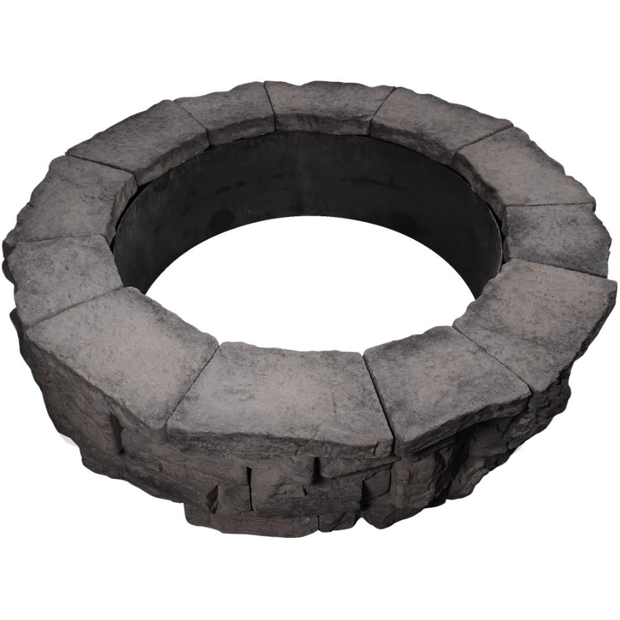 Pacific Grey Belvedere Firepit, Copper Canyon Fire Pit