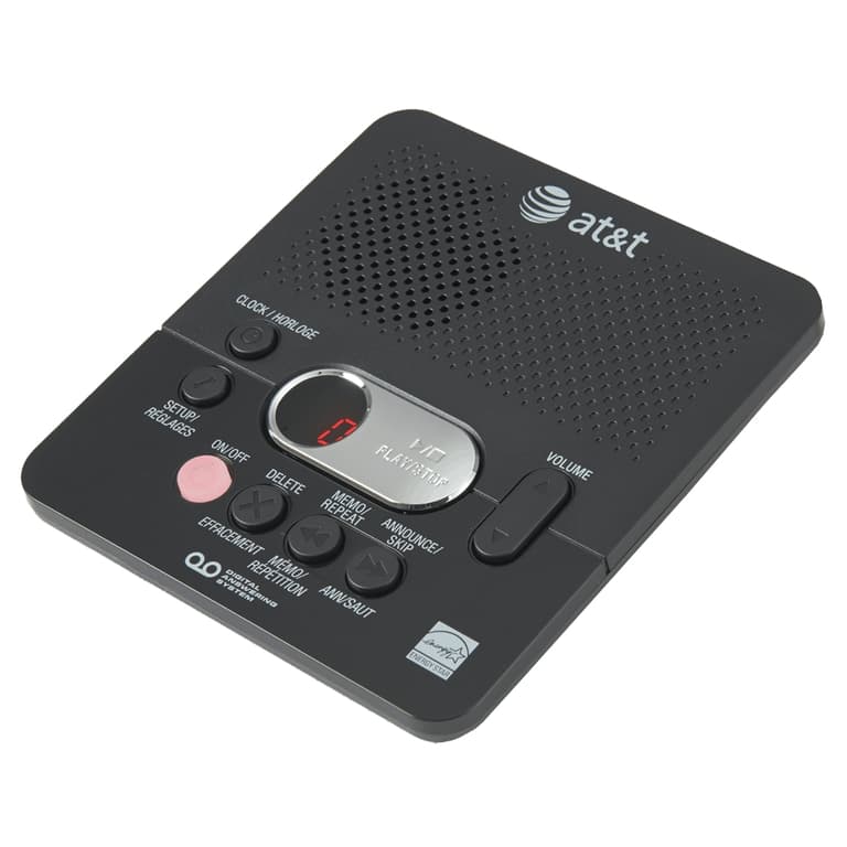 At&T Black Digital Answering Machine Home Hardware