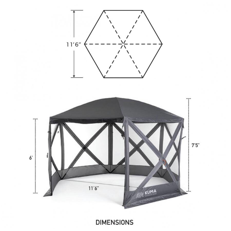 KUMA OUTDOOR GEAR Bear Den Gazebo | Home Hardware