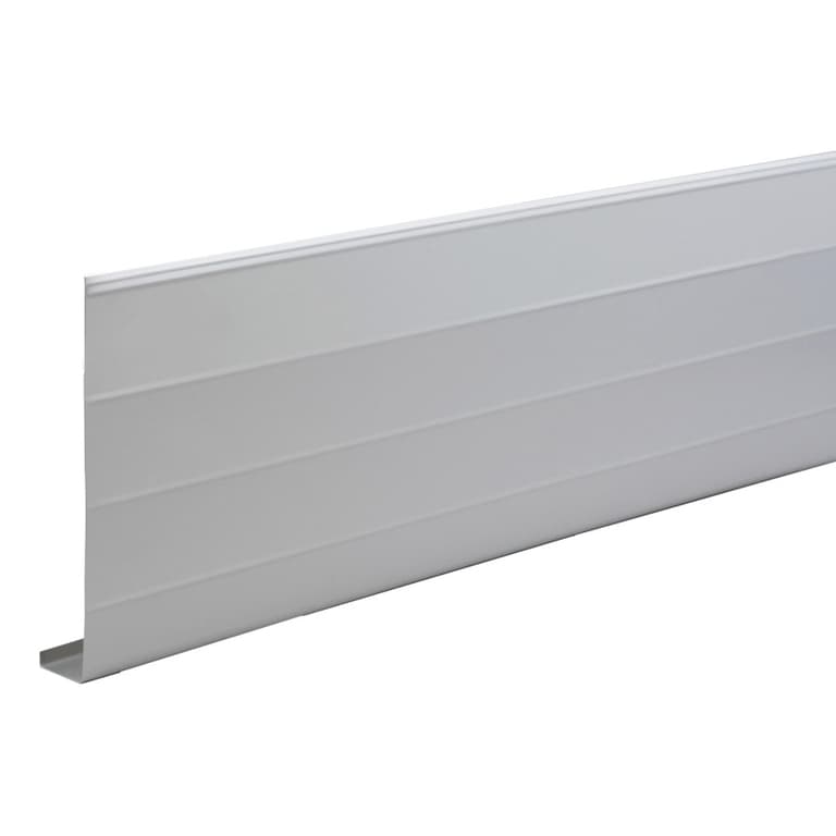 Kaycan 2"x8"x10' White Ribbed Aluminum Fascia Home Hardware