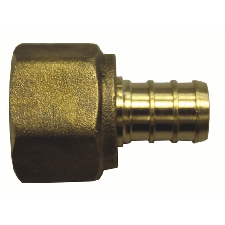 1/2" Pex Insert x 1/2" Female Swivel Pipe Thread Brass Adapter Home