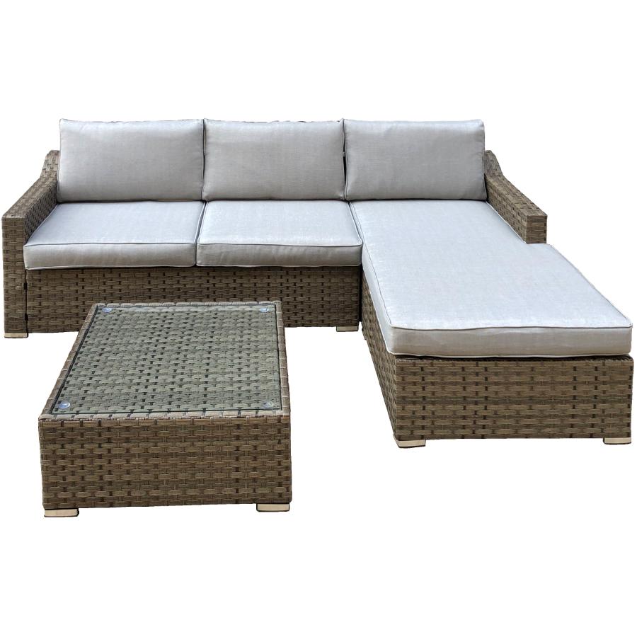 DURA Preston Wicker Sectional Set | Home Hardware