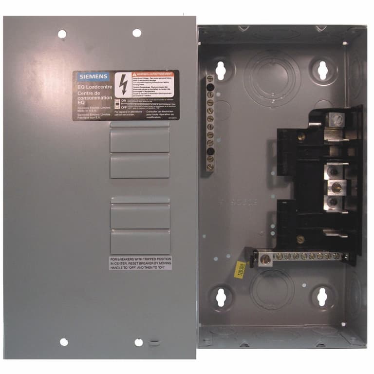 SIEMENS 100 Amp Loadcentre with Main Lug Home Hardware Canada