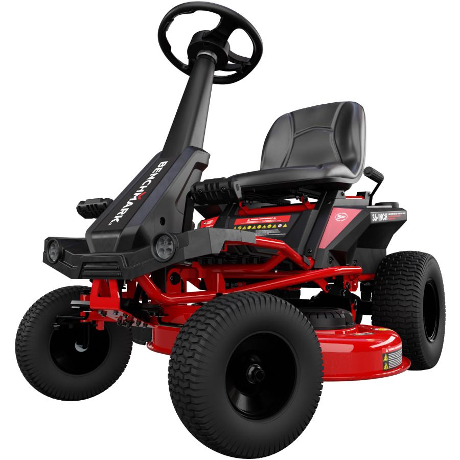 Mana。 BENCHMARK 48V Brushless 75Ah Battery Riding Lawn Mower | Home Hardware