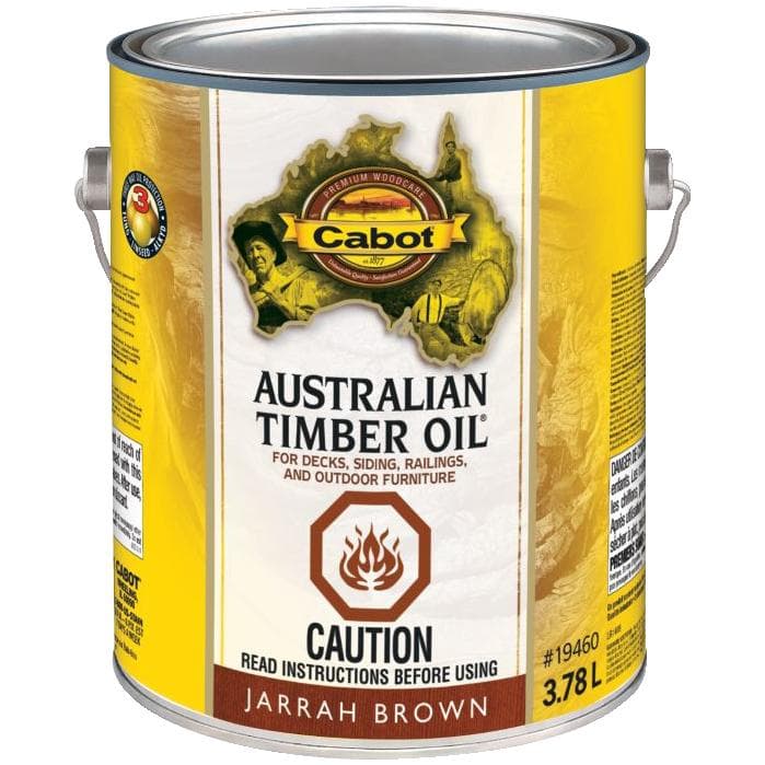 CABOT 3.78L Jarrah Brown Australian Timber Oil