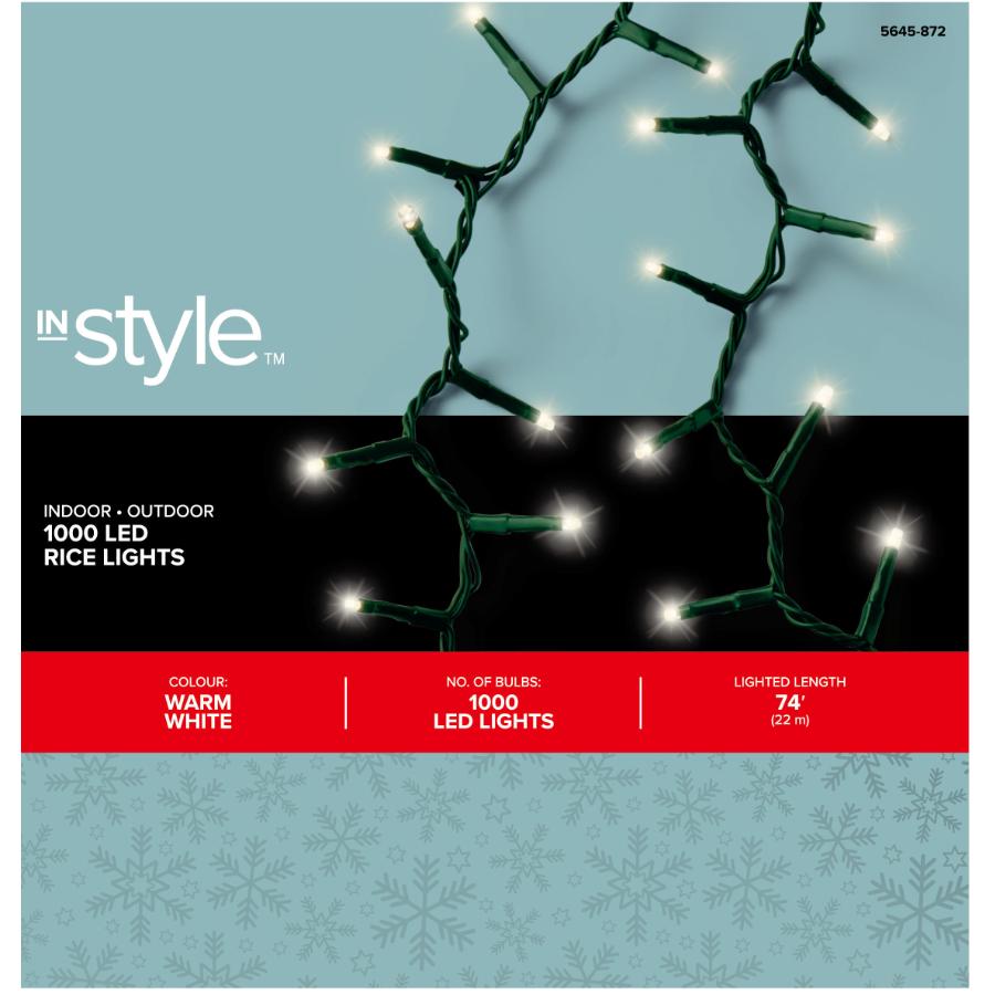 INSTYLE HOLIDAY 8 Function Rice Light Set | Home Hardware