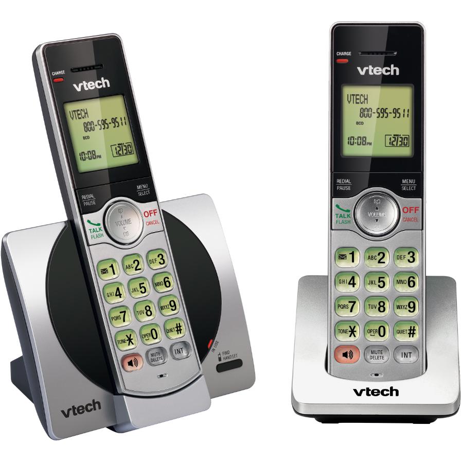 Dect 6.0 Bluetooth Connect VTech DS6621-2 Cordless Phone With Bluetooth ...