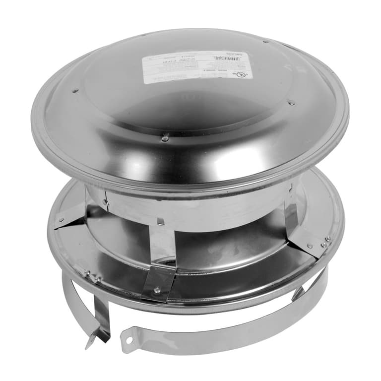 Selkirk 7" Round 2" Insulated Stainless Steel Chimney Top Home Hardware