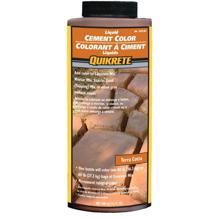 Quikrete 296mL Terra Cotta Liquid Cement Colouring Home Hardware