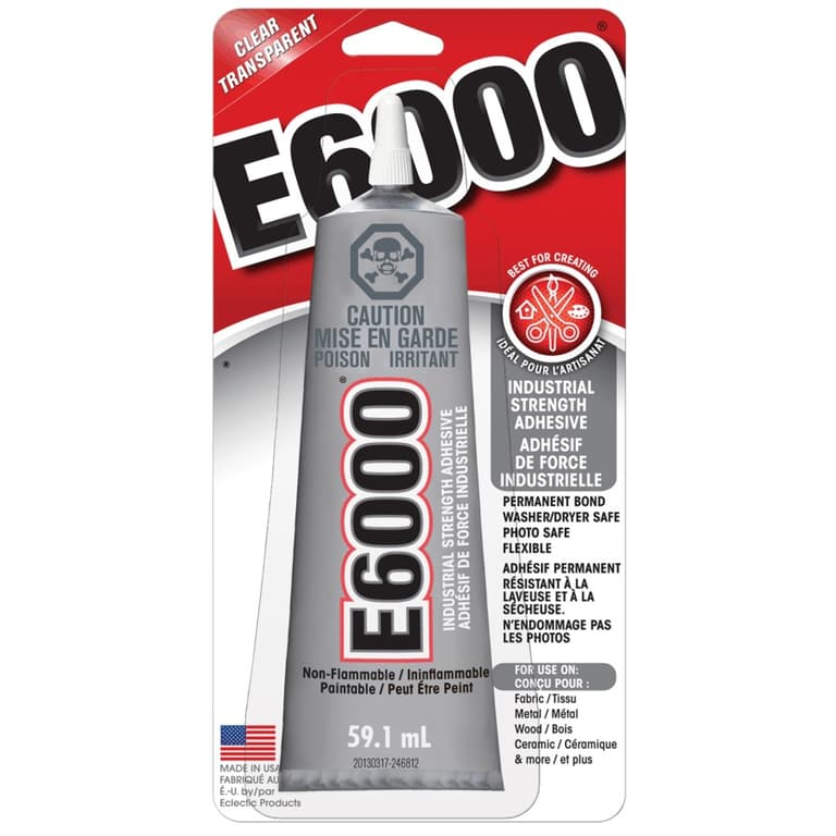 E6000 59.1mL Clear Industrial Strength Adhesive Home Hardware