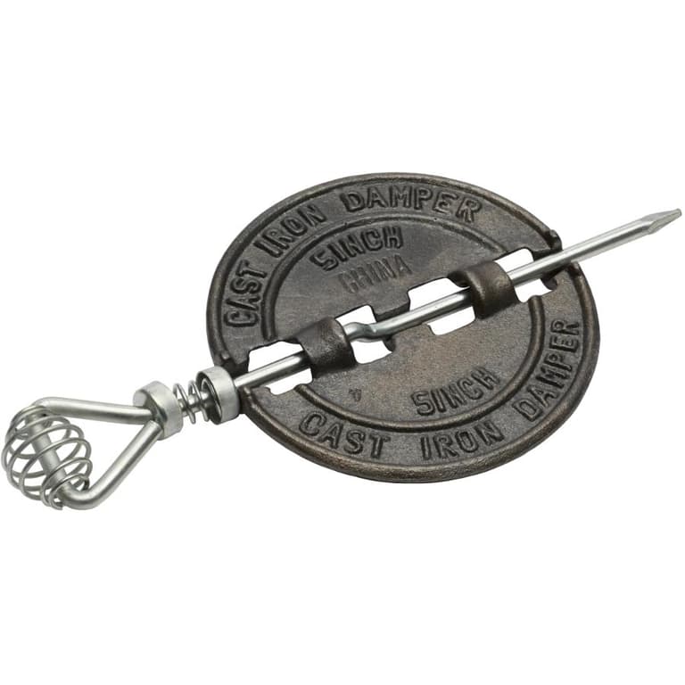 5" Cast Iron Stove Damper Home Hardware