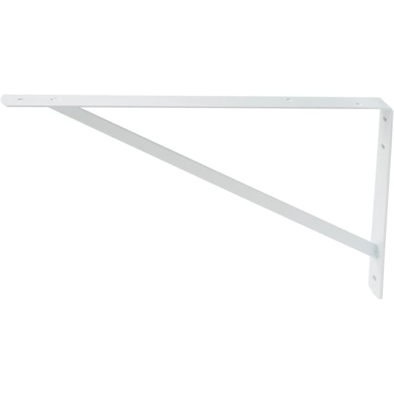 Builder'S Hardware 13"x20" Heavy Duty White Shelf Bracket Home Hardware