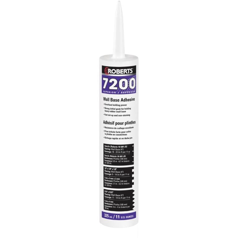 Roberts 325mL Solvent Free Cove Base Construction Adhesive Home Hardware